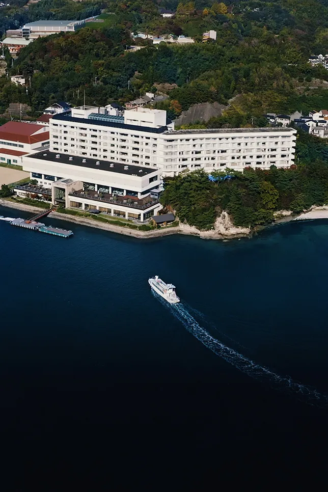 image d'une croisière se dirigeant vers l'hôtel